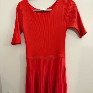 Boden Dress | Color is deep orange.